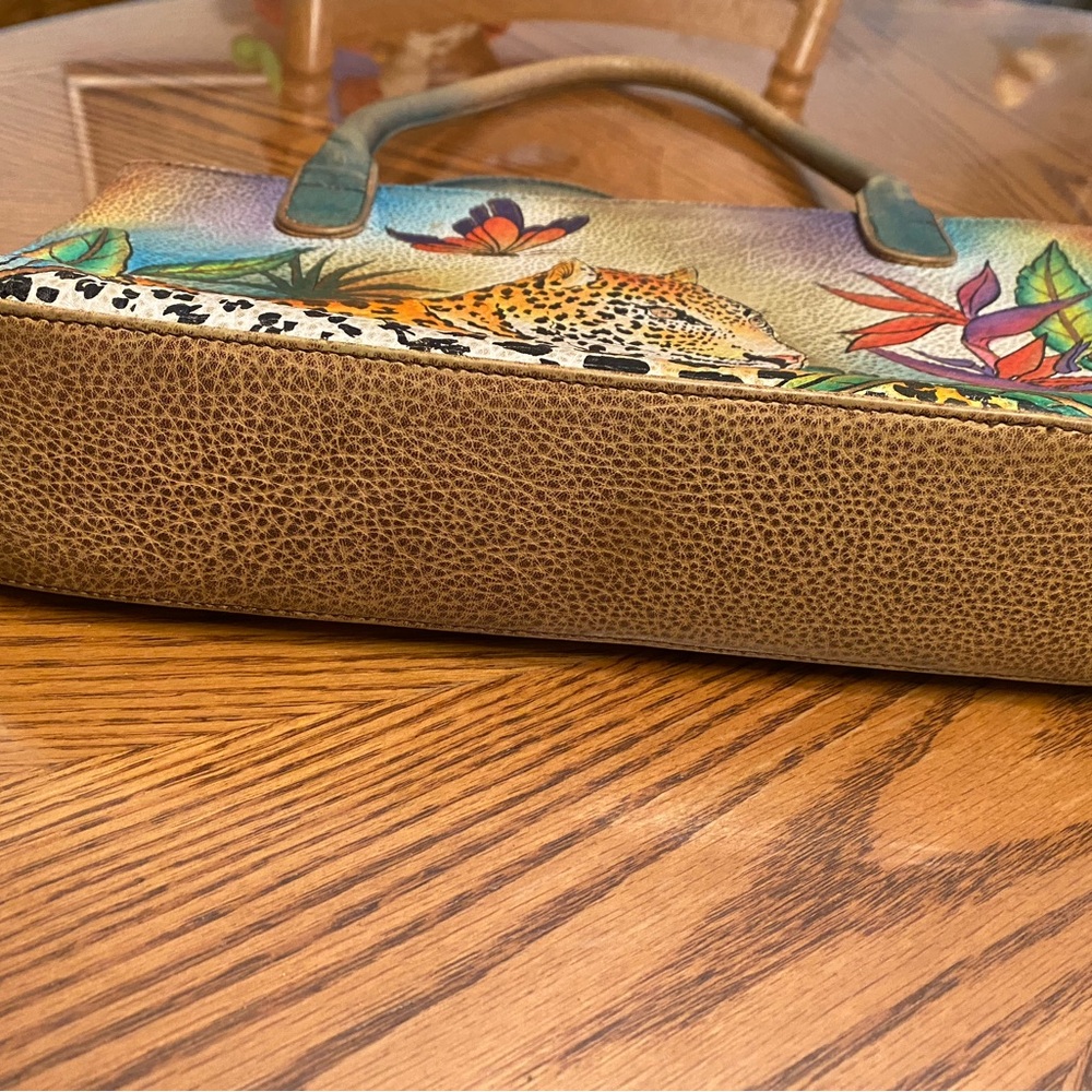 Anuschka Vibrant Jungle Leopard Tote - Picture 3 of 3